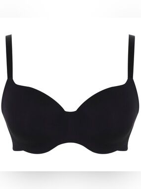 AUDEN SUPER PUSH UP PLUNGING WIRE-FREE BRA - BLACK SIZE 42DD (NEW WITH TAGS) A3